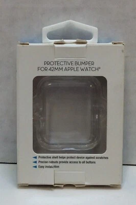 CON Parachoques Protector Transparente Para Apple Watch 42MM Envío Gratis Foto 1 de 3