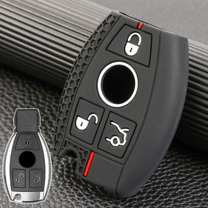 For Mercedes Benz A B C E S GL GLS SLS CLA Remote Silicone Key Cover Case Shell - Picture 1 of 7