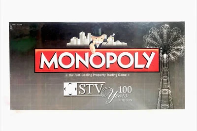Monopoly STV 100 Years Edition New Sealed  . - Image 1 of 4