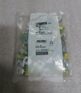Phoenix Contact 0423027 AKG 16 GNYE Terminal Block - Factory Sealed - Bag of 50 - Picture 1 of 6