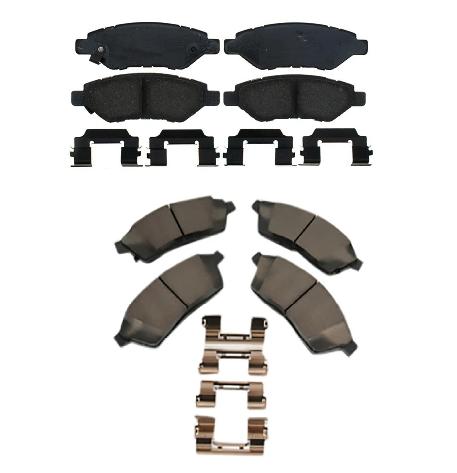 Juego de pastillas de freno delanteras y traseras de cerámica ACDelco para SRX Saab 9-4X AWD 4 ruedas ABS Foto 1 de 1