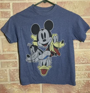 Disney Characters Short Sleeve T-Shirt -Blue, L Unisex Very Soft Size Small - Picture 1 of 4