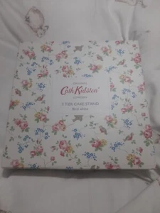 New Cath Kidston 3 Tier Cake Stand "Birds" - Picture 1 of 2