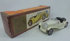 Modelos Matchbox de Antaño Y-1c Jaguar SS 100 Blanco con PEQUEÑAS Luces de Guardabarros - Imagen 1 de 4