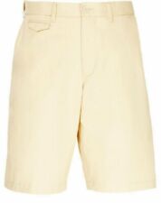 M&S Mens Cotton Stretch Chino shorts Black Grey Waist 36