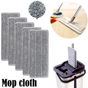 Cleaner Household Cleaning Tools Flat Mop Rag Floor Cleaning Cloth Mop Pads - Picture 1 of 12