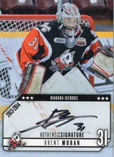 2013/14 Niagara IceDogs Autographs - BRENT MORAN (g)