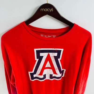Camiseta Arizona Wildcats Manga Larga The Victory Camiseta Gráfica Roja Grande Foto 1 de 4