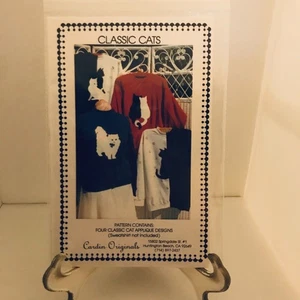 #1852 Classic Cats applique pattern - Picture 1 of 2