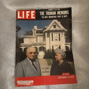 VTG Life Magazine September 26 1955 - Harry Truman / Sharon Ray Ritchee Freeship - Bild 1 von 6