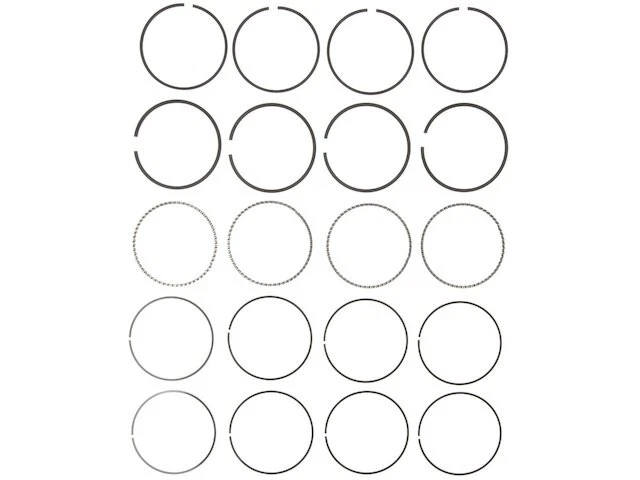 Juego de anillos de pistón Mahle 82CCRR83 para Ford Probe 1993 1994 1995 1996 1997 Foto 1 de 1