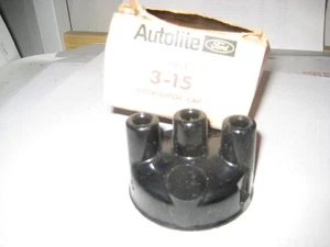 Autolite 3-15 Two Cyl. Distributor Cap Indian, Harley Motorcycle? - Picture 1 of 1