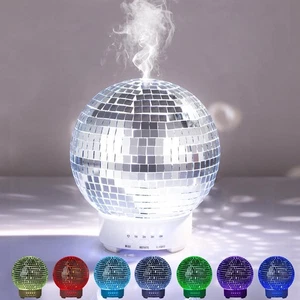 Disco Diffuser Ball Rotating -Essential Oil Diffuser with Whispe Quiet Operation - Picture 1 of 9