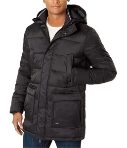 Calvin Klein Mens Winter Hooded Puffer Jacket - Picture 1 of 3