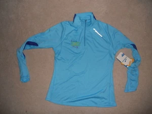 BROOKS WOMEN'S RUNNING WORKOUT JACKET ESSENTIAL RUN LG 1/2 ZIP FOX VALLEY MARA - Picture 1 of 5