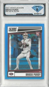 2022 Chronicles Score BROCK PURDY #SP-401 Rc Silver 💎 DSG 9 Mint - Picture 1 of 2