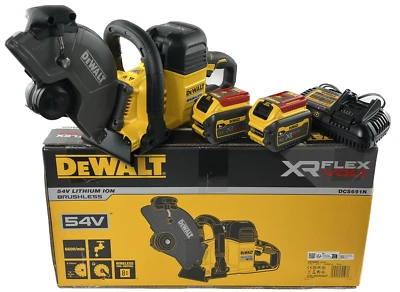 DEWALT 230mm 54V DCS691T2 2x54V Akku Trennschleifer Winkelschleifer Trenn Säge - Bild 1 von 3