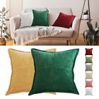 Corduroy Cushions Cover Solid Color Throw Pillow Cases Fluffy Pillows Cases