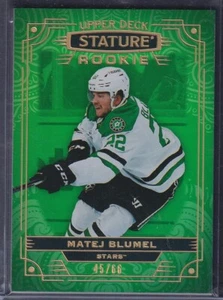 Matej Blumel - 2022 Upper Deck Stature Rookie #113,/66 - Imagen 1 de 1