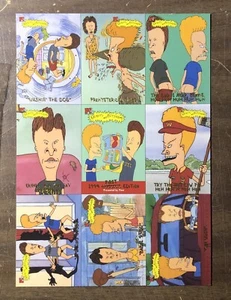1994 Fleer Uncut 9-Card Promo Sheet - MTV's Beavis and Butt-Head. - Picture 1 of 1