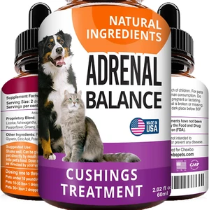 Adrenal Support Drops for Pets - Cushing's Treatment with Herbal Ingredients - Picture 1 of 12