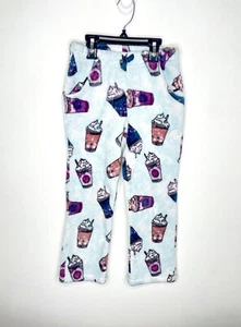 Wonder Nation Thick Fleece Milkshake Pajama Plants Girls Size Small 6-6X Blue - Picture 1 of 4