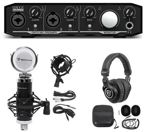 Mackie Onyx Producer 2.2 USB Audio Recording Interface+Studio Mic+Headphones - Picture 1 of 11