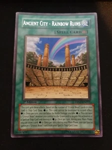 Yu-Gi-Oh! Ciudad Antigua - Ruinas Arco Iris DP07-EN017 Raro 1ª Edición Juego Ligero - Imagen 1 de 1