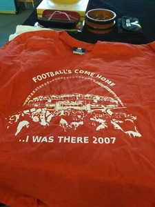 Offizielles Wembley Tshirt Fußbälle Coming Home. F A Cup Finale 2007 - Bild 1 von 5