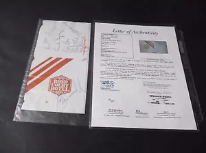 1985 servilleta autografiada Detroit Tigers Hernandez Trammell López Castillo con certificado de autenticidad - Imagen 1 de 7