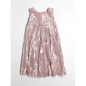 Girl Ruby & Bloom Metallic Gold/Bronze Holiday Party Fancy Portrait Dress Size 4 - Picture 1 of 2