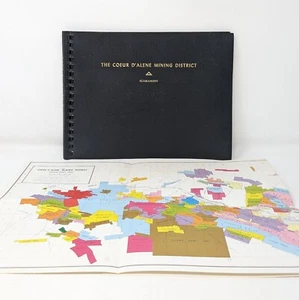 The Coeur d'Alene Mining District Book Idaho 1948 Aerial Photos From Scamahorn - Imagen 1 de 12