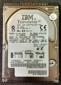 IBM Travelstar DJSA-220 20GB 2.5" IDE Laptop Drive - Afbeelding 1 van 2