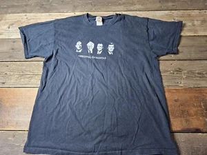 T Shirt Mens XL Bkack Short Sleeve President Heads T-shirt Tee Tshirt - Picture 1 of 6
