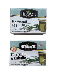 Herbacil Horsetail Tea All Natural 25 Tea Bags New Exp Nov 2025 - Picture 1 of 10