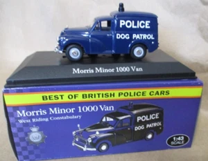 Atlas Diecast British Police Series Morris Minor 1000 Van  1:43 Diecast w/box - Picture 1 of 6
