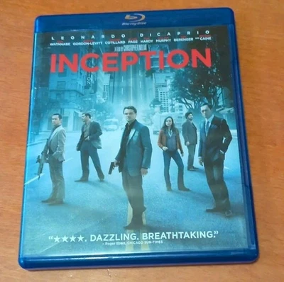Inception Blu-ray Leonardo DiCaprio Joseph Gordon-Levitt Tom Hardy Michael Caine - Image 1 of 4
