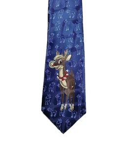 Rudolph The Red Nosed Reindeer RUDOLPH Vintage 98’Collectable Tie Rudolph CO - Picture 1 of 5