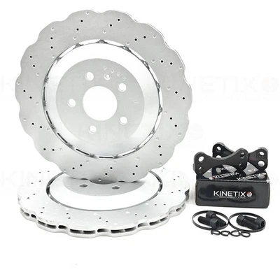 FOR AUDI S3 RS3 VW GOLF R SEAT LEON CUPRA REAR RS7 BIG BRAKE DISCS UPGRADE 356mm - Image 1 of 4
