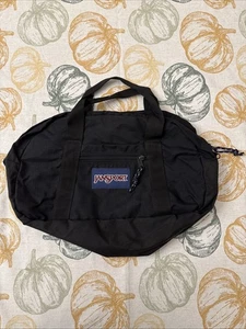 Vintage 90s Jansport Made In USA Duffel Bag Black Gym Duffle 40-994 - Bild 1 von 11