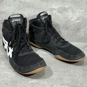 Zapatos de lucha libre Asics Matflex para hombre con cordones blanco y negro talla 7,5 - Imagen 1 de 14