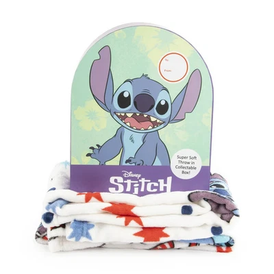 Lilo & Stitch Shaped Box Christmas  Throw Set - 40" x 50" - Image 1 of 4