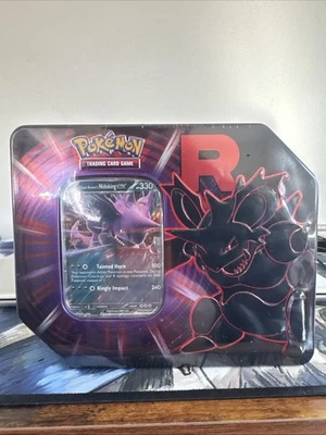 Pokemon TCG Team Rocket Nidoking Tin ✅️SELLADO✅️ Foto 1 de 4