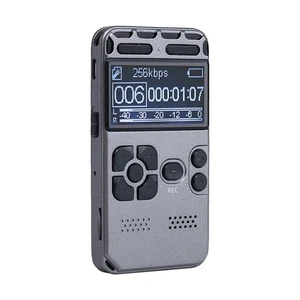 8GB (up to 64GB) Rechargeable 2" LCD Digital Display Voice Recorder MP3 Player - Picture 1 of 7