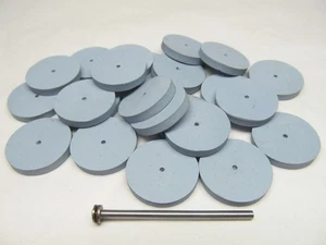 23 Pulidoras de Alto Brillo con 1 Soporte - Vástago 2,34 mm Nueva Herramienta de Orfebrería - Imagen 1 de 2