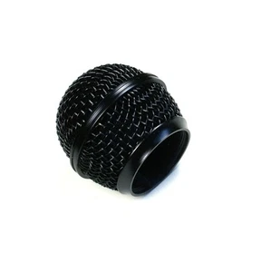 Rejilla de micrófono de malla para Shure SM58 65SD fundido a presión, enchapado en negro - Imagen 1 de 3