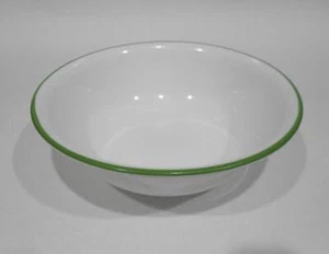 ❤️ HTF Corelle SHADOW IRIS 6.25" Coupe 18-oz SOUP BOWL Cereal Salad Green Rim - Picture 1 of 7