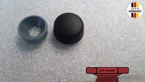 M8 Abdeckkappe Snapkappe schwarz für Senkkopfschrauben 10 Stück - Bild 1 von 2