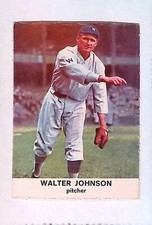 1961 Golden Press Hall Of Fame 29 Walter Johnson Washington Senators HOF