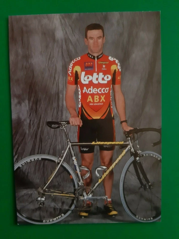 CYCLISME carte cycliste SERGE BAGUET équipe LOTTO Adecco 2002 - Photo 1/1